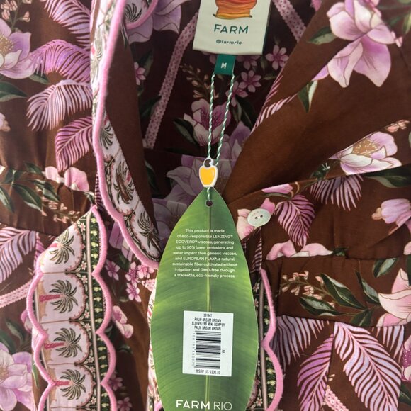 FARM Rio Button Front Romper - EUC - Picture 3 of 4